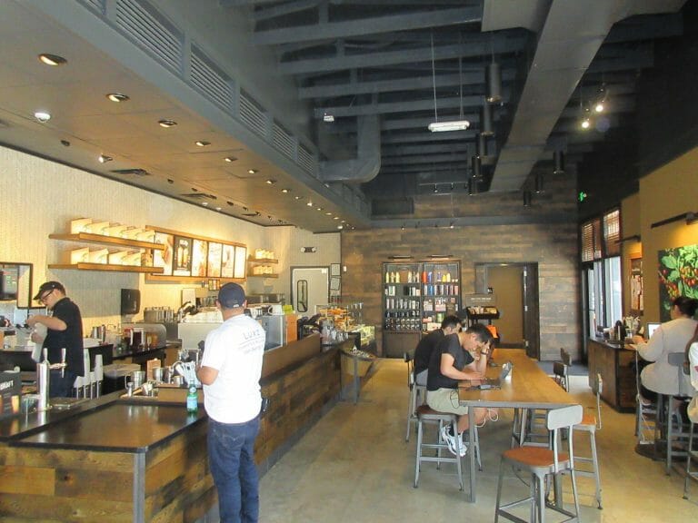 Starbucks Commercial Painting by Luxz Painting and Constructions Services in Houston Texas TX