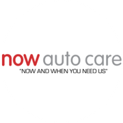 "Now Auto Care logo and tagline"