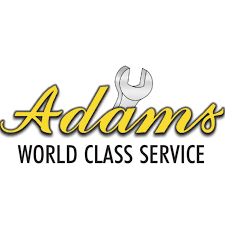 Adams World Class Service logo with wrench.