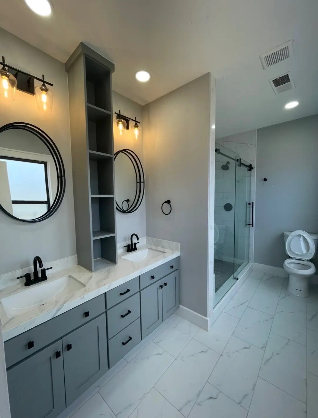 Luxz team working on a residential painting project in Houston TX
